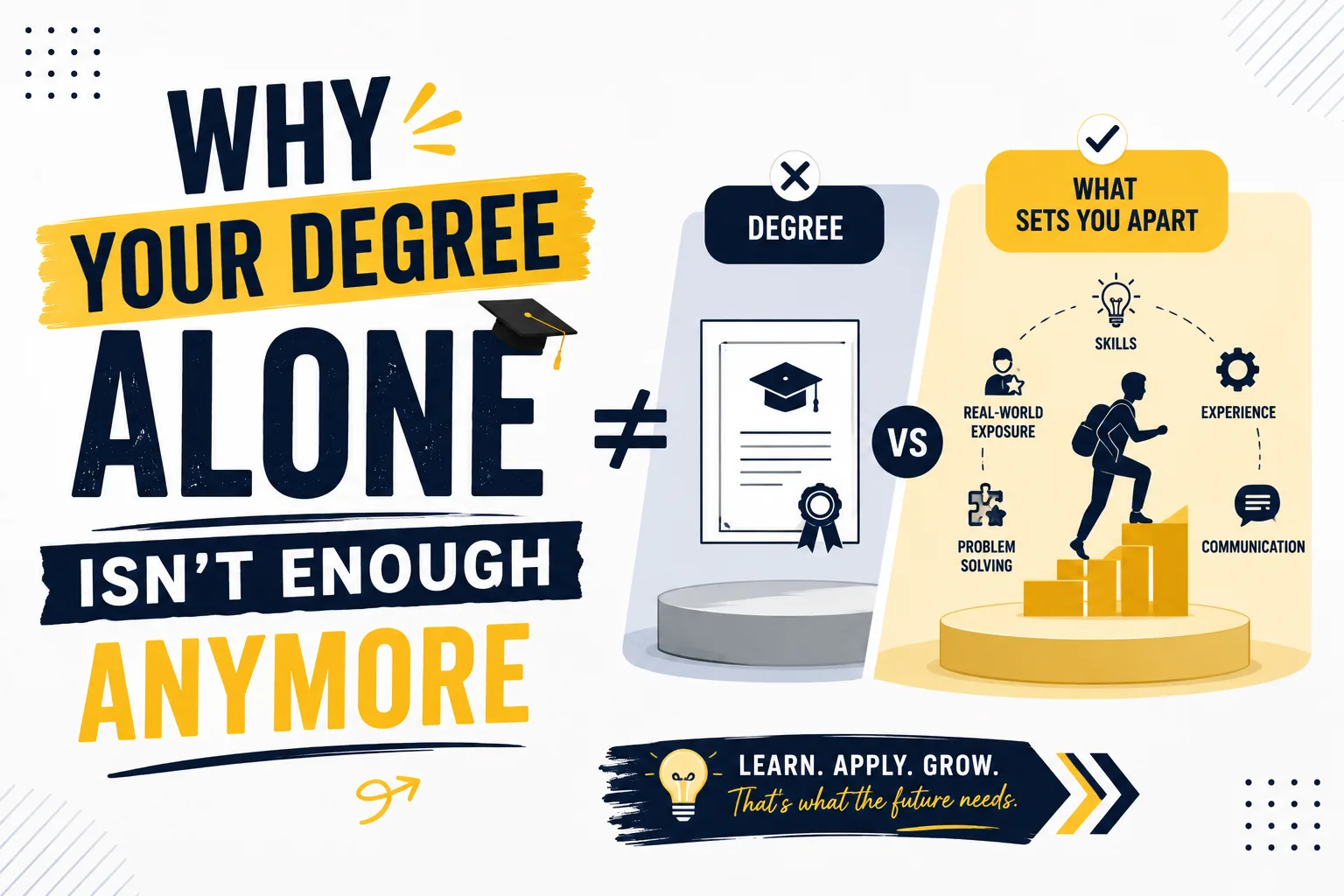 Why Your Degree Alone Isn't Enough Anymore