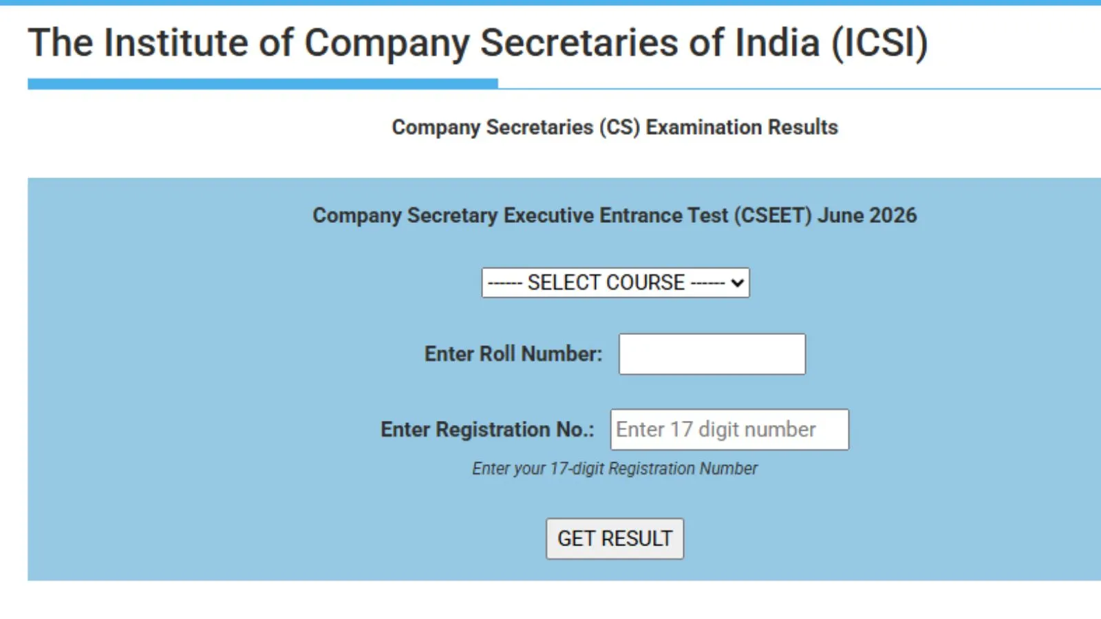 ICSI Declares CSEET June 2026 Results; Scorecards Available at icsi.edu